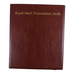 Queen Elizabeth II mint decimal stamps, all in presentation packs, face value of usable po...