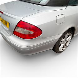 Mercedes-Benz CLK Cabriolet 280 Avantgarde, 3 Litre petrol, automatic, 2006, 2dr, 74500 Miles, convertible, silver, (C10 BJM)
