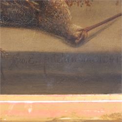 John E Hutchinson (British 1833-1910): Still Life of Game, oil on canvas signed and dated 1891, 54cm x 73cm 