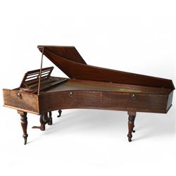 Early 19th century Grand Piano by John Broadwood & Son, London serial No 7695, 1820.
Earl...