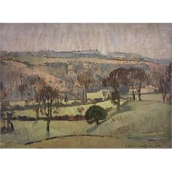 Donald Graeme MacLaren (British 1886-1917): Autumn Park Landscape, oil on board signed and dated 1912, 26cm x 34cm
