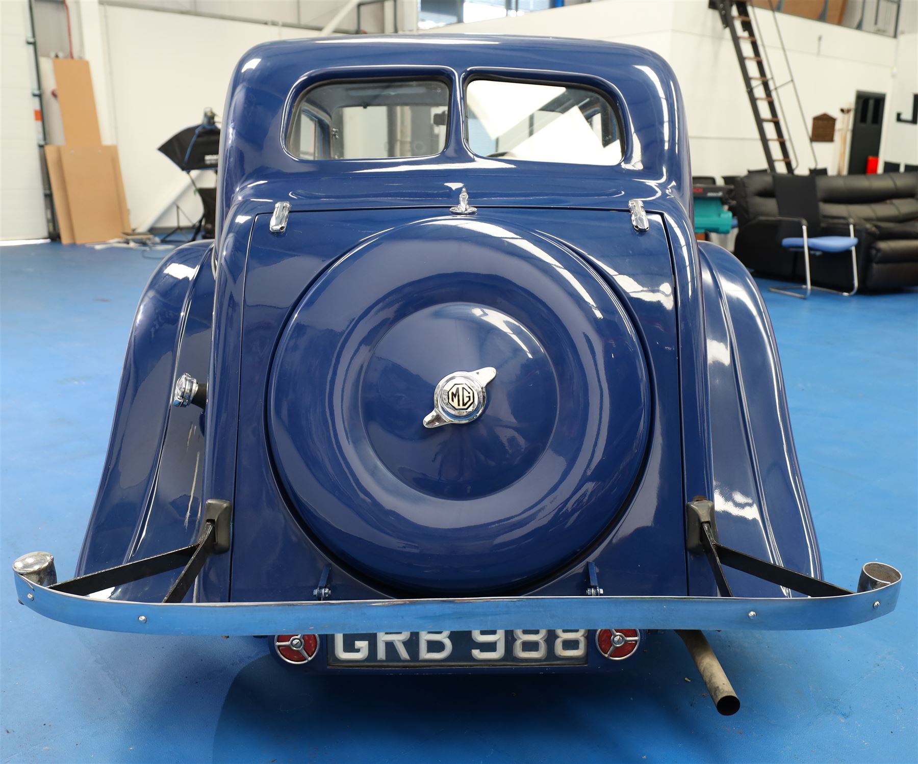 1939 MG SA Saloon

Registration: GRB 988
Chassis number: SA2983
Engine number: QPHG3242 (original engine)
Engine: 2,322cc six-cylinder petrol
Transmission: Manual
Odometer reading: 71,873 miles
Seating: Five
Colour: Two-tone blue
Former keepers: 6/7 recorded
V5C: Present
Keys: One

A 1939 MG SA Saloon, finished in an attractive two-tone blue colour scheme and retaining its original UK registration, GRB 988.

Introduced in 1936, the MG SA was the marque's prestigious sporting saloon, combining elegant coachwork with refined six-cylinder performance and luxurious accommodation. This example retains its original 2,322cc engine, numbered QPHG3242, and displays 71,873 miles on the odometer, although this mileage has not been independently verified.

The car is understood to have undergone an extensive rebuild and restoration between 2010 and 2015 and is today presented in showroom condition throughout. The coachwork has an excellent finish, complemented by outstanding chrome brightwork, wire wheels, a rear-mounted spare wheel, folding rear luggage rack and a desirable folding canvas sunroof. The engine bay is immaculately detailed, while the underside, chassis and suspension all reflect the high standard of restoration undertaken. A stainless-steel exhaust system has also been fitted.

The luxurious cabin features beautifully finished inlaid wood veneer, leather seating and period instrumentation, all presenting to an exceptionally high standard.

A particularly appealing aspect of this MG SA is its documented participation in the 1952 Daily Express National Motor Rally. Accompanying the vehicle are the original official rally programme together with period photographs showing the car competing in the event displaying entrant number 36. The programme lists entrant No. 36 in Class D.2 as an MG 2322cc, providing excellent documented provenance linking this car to one of Britain's best-known post-war motoring events, held between 12th and 15th November 1952.

Combining documented provenance with exceptional cosmetic presentation, this MG SA represents a rare opportunity to acquire one of MG's flagship pre-war sporting saloons.

At the time of cataloguing the vehicle started and ran well.

Features

• Original 2,322cc six-cylinder engine
• Manual transmission
• Original UK registration
• Two-tone blue coachwork
• Folding canvas sunroof
• Leather interior
• Inlaid wood veneer dashboard and trim
• Wire wheels
• Rear-mounted spare wheel
• Folding rear luggage rack
• Twin carburettors
• Stainless-steel exhaust system
• Extensive rebuild and restoration completed between 2010 and 2015

History and Documentation

• Approximately six to seven former keepers recorded
• Original engine (No. QPHG3242)
• Chassis No. SA2983
• Original UK registration
• Extensive rebuild and restoration completed between 2010 and 2015
• Original 1952 Daily Express National Motor Rally programme
• Period photographs showing the vehicle competing as Entrant No. 36
• V5C registration document not present
• One key

Condition

Presented in exceptional showroom condition, this MG SA has clearly benefited from a high-quality restoration completed to an impressive standard. The paintwork, chrome, interior, engine compartment and underside are all exceptionally well presented, reflecting the considerable work undertaken.

The vehicle started and ran well at the time of cataloguing. It has not been subjected to a full mechanical inspection by the auctioneers, and prospective purchasers should satisfy themselves as to the vehicle's condition, originality, mileage, specification and roadworthiness prior to bidding.

This vehicle forms part of the Estate of the late John Sills and is offered for sale by the Executors, providing a genuine reason for sale.