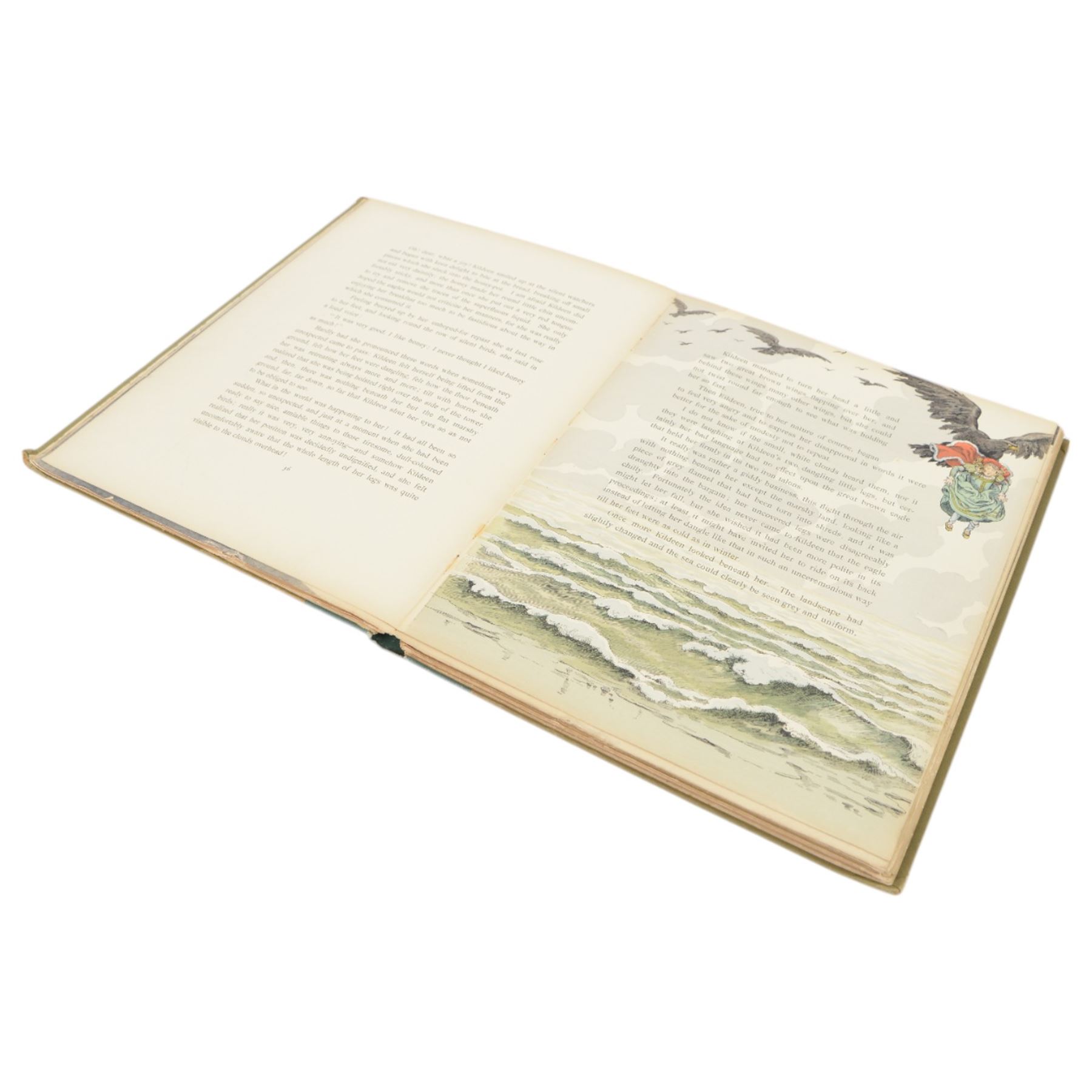 Marie, Queen of Romania, The Story of Naughty Kildeen, illustrations by Job, with black and white and colour illustrations, gilt and colour decorated pictorial front board with cloth spine, Oxford University Press, 1922