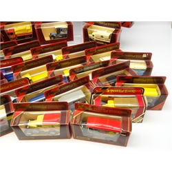  Fifty-one Models of Yesteryear boxed diecast vehicles including 1923 Scania-Vabis Post Bus, Kemp's Biscuits, Gift Set and others in one box (51)  
