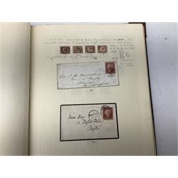 Great British and World Queen Victoria and later stamps, including QV penny black with red MX cancel, various penny reds, King George VI used high values to ten shillings, Australia, Austria, Belgium, Brazil, Cape of Good Hope, small number of Chinese stamps etc, first day covers and other similar items, in one box