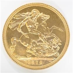  1979 gold full sovereign  