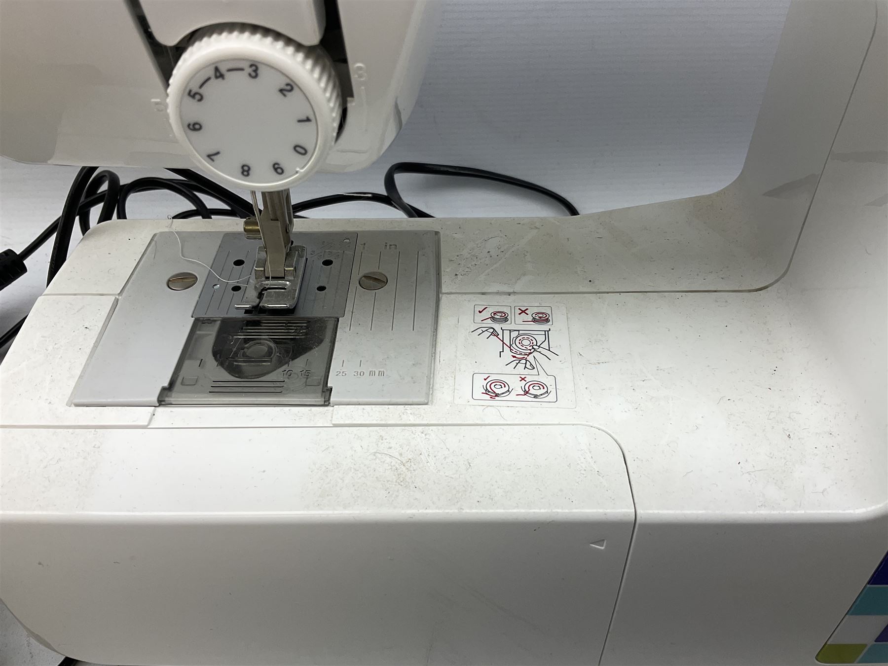 Brother LS14 sewing machine, with foot pedal and power cable, H30cm