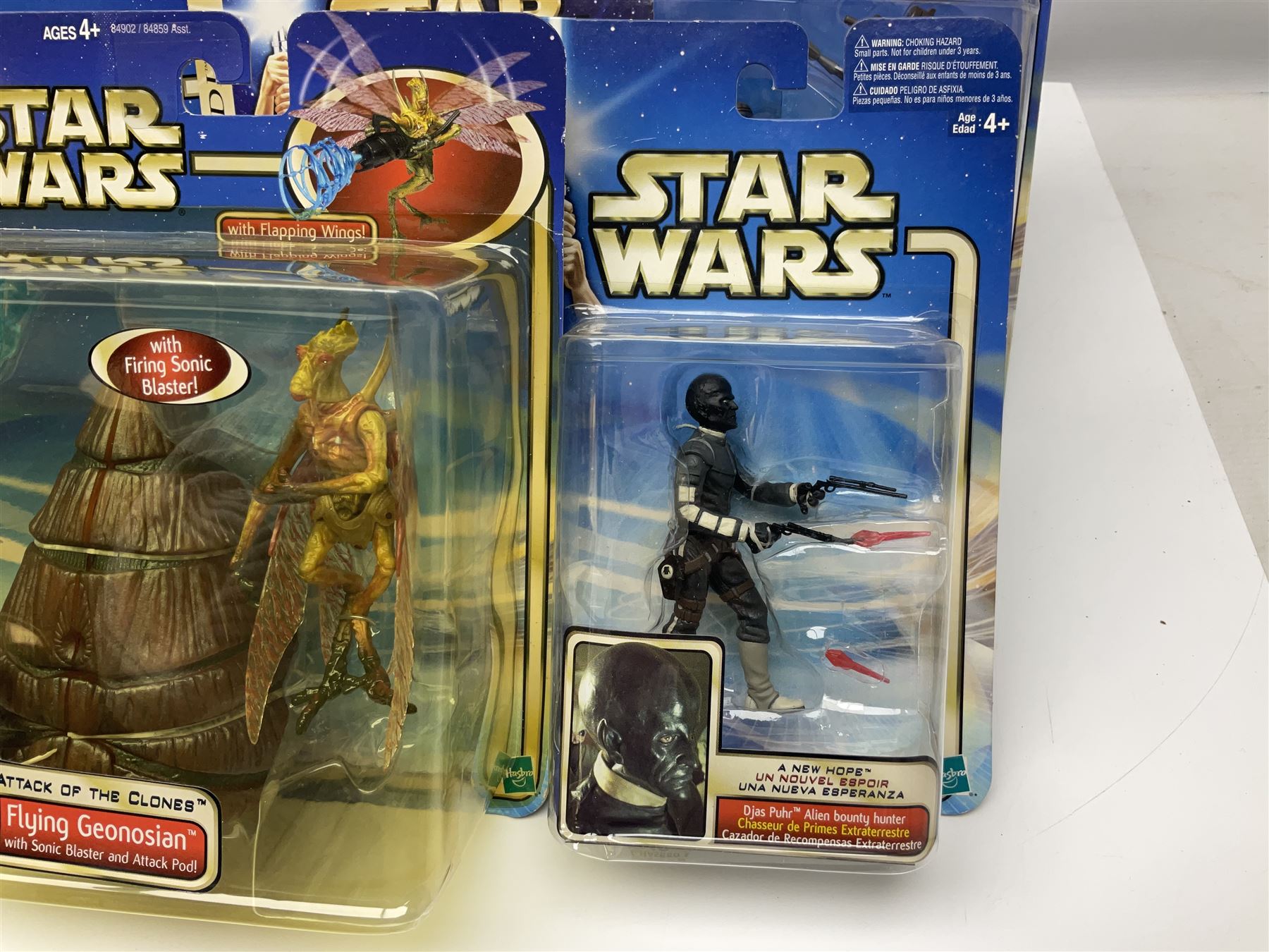 Star Wars - twenty-nine carded action figures comprising fourteen Attack of the Clones; six The Empire Strikes Back; four Return of the Jedi; and five others; all unopened blister packs (29)