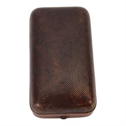 19th century French silver plated seal, modelled as a bust of Attis, Consort of Cybele after Jean Baptiste Clesinger, cast by the Marnyhac foundry, the bloodstone stamp with crest and Latin motto 'Festina Lente' (make haste slowly), H10cm, contained within original maker's fitted brown leather box with purple silk and velvet lined interior detailed 'MARNYHAC 1 RUE DE LA PAIX' 

Provenance: From the collection of Andrew Chichester Everitt.