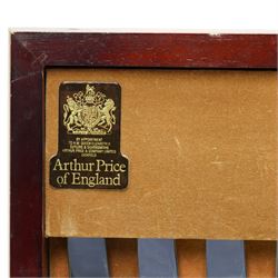 Arthur Price canteen of Kings Pattern silver plated cutlery for twelve covers, understood to have been purchased from Harrods in 1980s 124 pieces, boxed