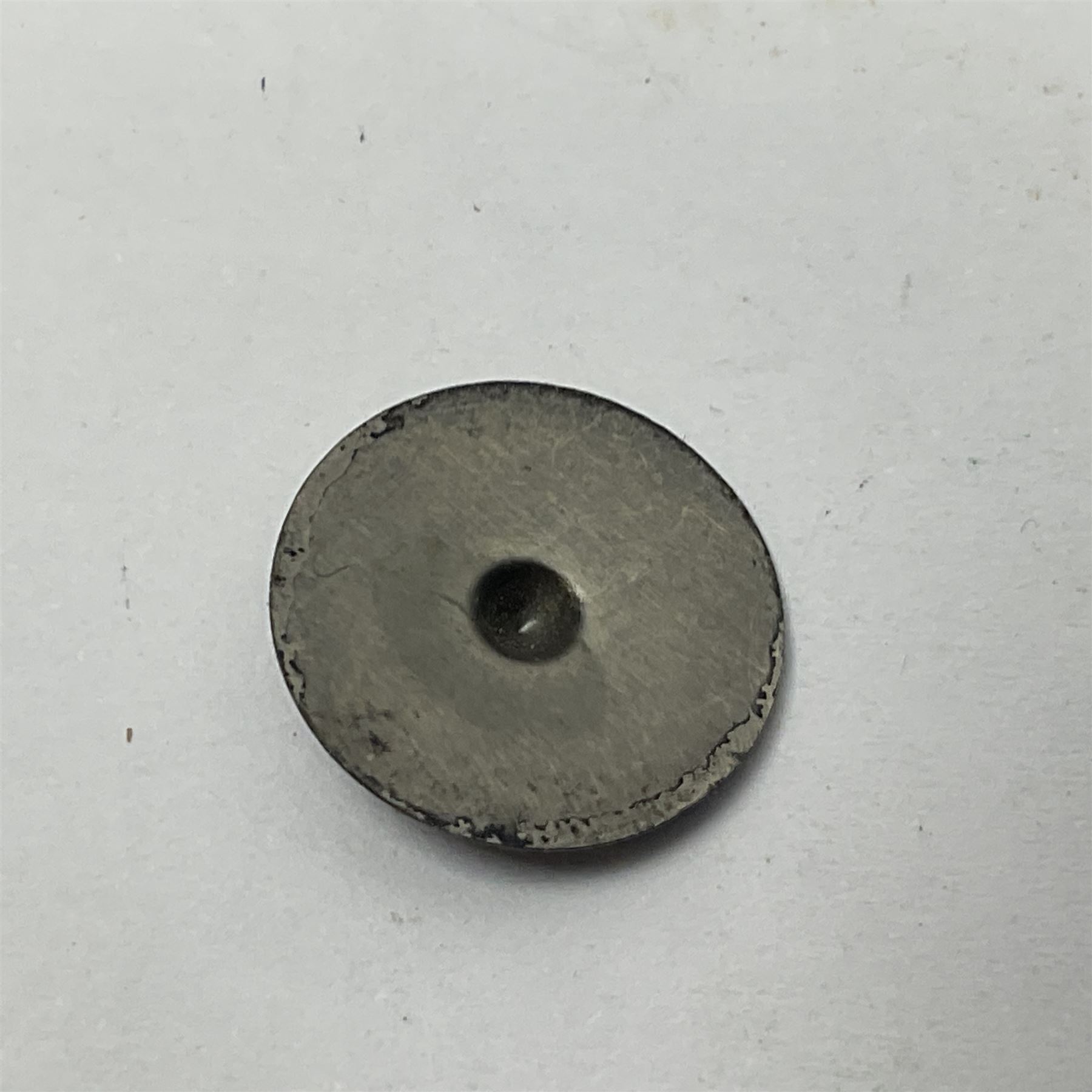 SOE escape compass; and SOE/RAF button needle compass for battledress button (2)