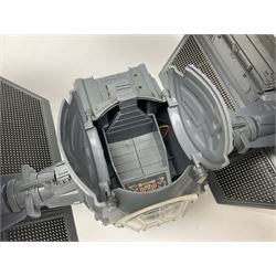 Star Wars - Darth Vader TIE-fighter; Darth Vader head and shoulder shaped figure collection box; 1983 & 1984 Return of the Jedi Annuals; Read Along Book and Tapes; and two posters