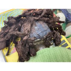 Ideal 'Tank Command' battle action game; boxed; Kay 'Pin Football' bagatelle game; Coleco Cabbage Patch Kids 'Carita Aleen' doll; boxed with certificate; and Palitoy composition head and body doll; boxed (4)