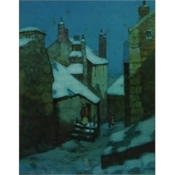 Albert Moulton Foweraker (British 1873-1942): 'Bailey's Lane St. Ives', watercolour signed 28.5cm x 22.5cm