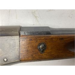 19th century Swedish Remington 8 by 58mm rolling block single action sporting rifle, dated 1888, with 82.5cm barrel marked with a Swedish crown and J.B. G.M., serial no.9775, L124cm FIREARMS CERTIFICATE REQUIRED OR RFD