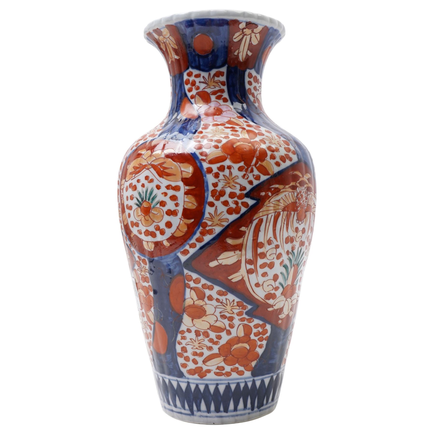 Large Japanese Imari vase, H38cm