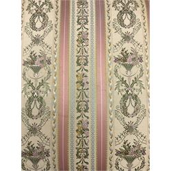 Pair of lyre back bedroom chairs 