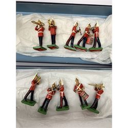 Britains - two sets of 'Ceremonial Collection' Band of the Life Guards figures; and two incomplete limited edition sets of The Royal Welch Fusiliers No.3694/6000 and The 9th/12th Royal Lancers No.2254/5000; all boxed (4)