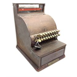 An Antique cash register, made by The National Cash register Co, Ltd. London, H43. 