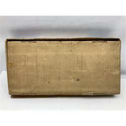 Late 1950s/early 1960s Mettoy tin-plate Emergency Ward 10 hospital set from the TV series, including over twenty figures, over sixty pieces of hospital equipment, beds, chairs, lockers, theatre fittings, stretchers etc; building is complete with movable transparent partitions, operating lift with sliding lift shaft doors and opening windows; wards with fitted swing doors; tin-plate walls with lithographed detail in yellow with red and white tiled effect, cobbled base with ambulance casualties area and lift access; boxed with instructions