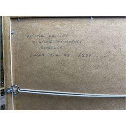 David C Bell (British 1950-): 'St Elstan' Hull Trawler, watercolour signed 25cm x 34cm; Michael Anthony Clark (British 20th century): Cattle Grazing, watercolour signed 29cm x 51cm (2)