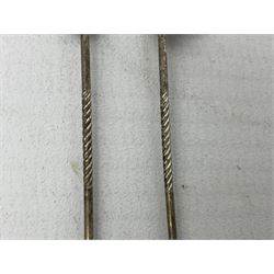 Nine WW2 German lapel pins including five Infantry Assault, Tank Assault etc 