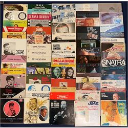 Mostly Jazz vinyl records including, 'I Remember Tommy... Frank Sinatra', various other Frank Sinatra, 'music from Close Encounters of the Third Kind', Military bands etc, approximately 120 