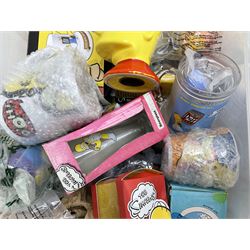 Large quantity of The Simpsons merchandise and memorabilia, to include Micro Scalextric, mugs, jigsaw, bottle openers, solar pal, glasses, etc, many boxed