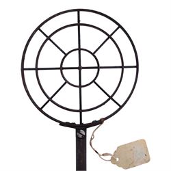 WWII German MG42 anti-aircraft spider sight, with WaA inspection mark, H17cm