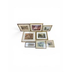 Collection of 20th Century watercolours, to include Jeremy Taylor (British 1957-): 'Sutcli...