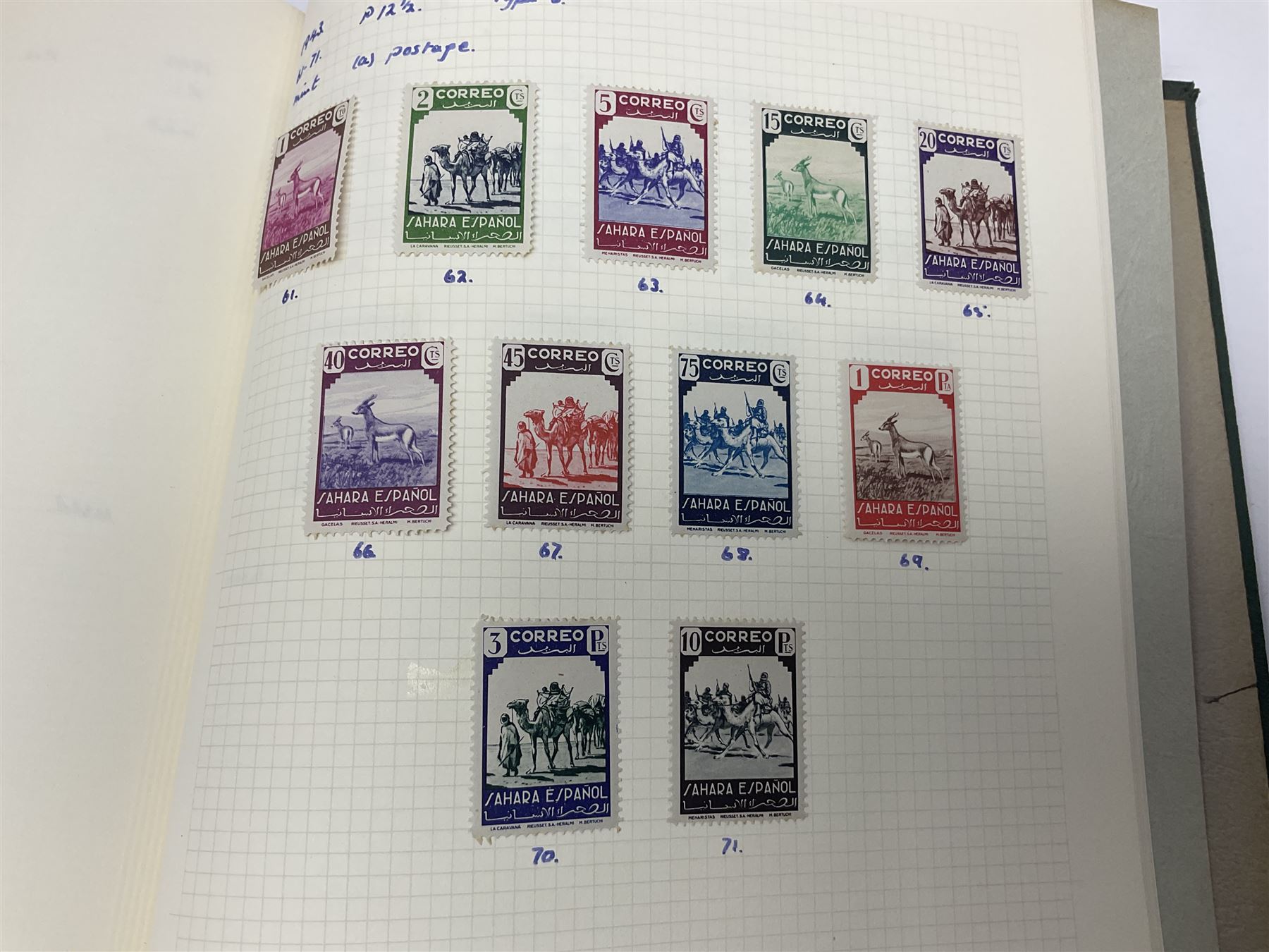 World stamps including Andorra, Austria with 1858 and later issues, Belgium with imperfs and later, Belgium, Cuba, Czechoslovakia, Denmark, Ireland, France, Germany with Hamburg, Lubeck, Oldenburg, Saxony etc, Greece, Hungary, the Netherlands, Spain etc, housed in two albums 