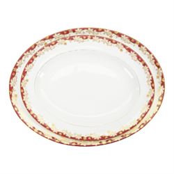 Royal Doulton Winthrop dinner service for eight, including dinner plates, side plates, twin handled bowls and saucers, two covered dishes, two sauceboats and saucers etc 