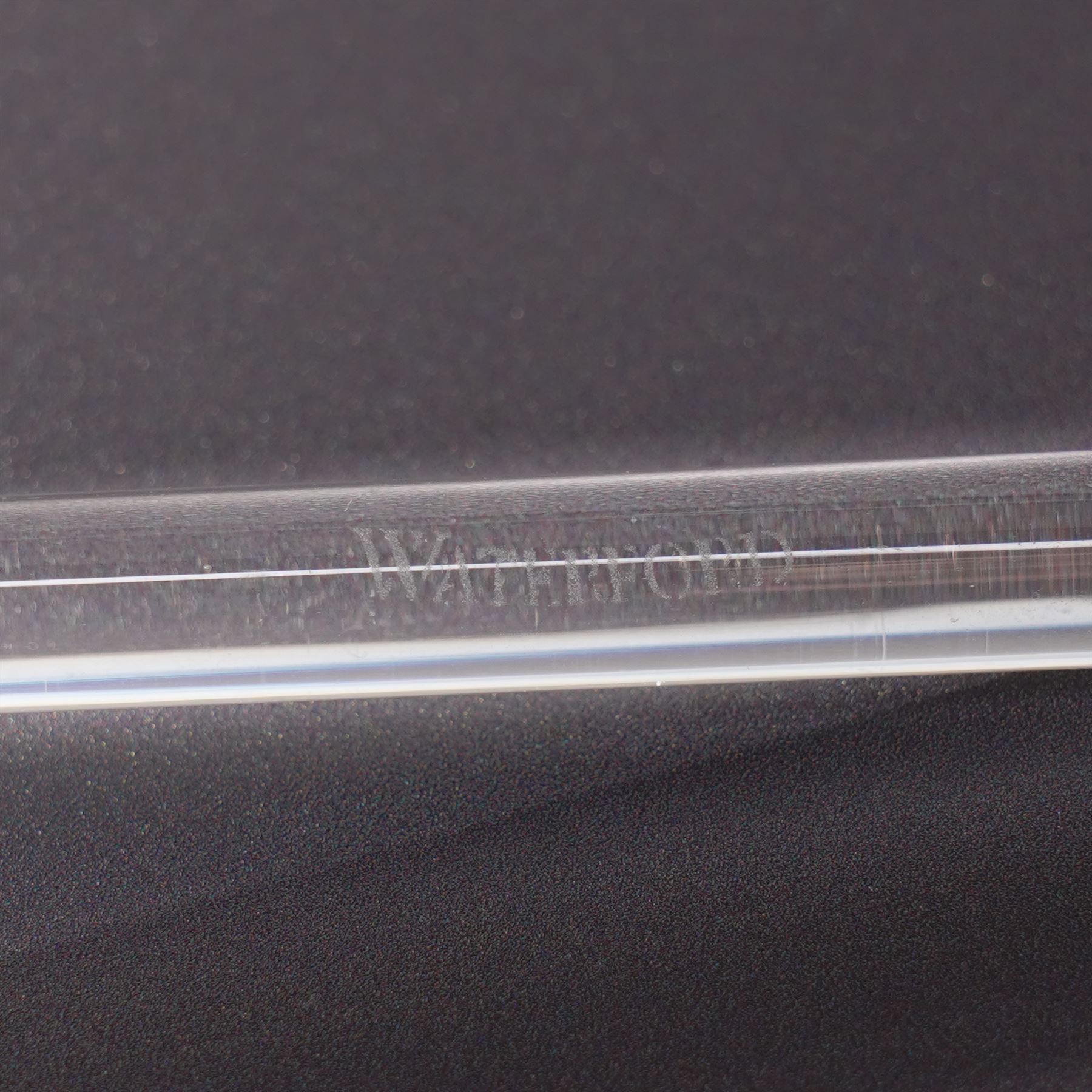 Set of six Waterford Crystal flowers, to include Fleurology Sunflower, Tulip, Lily, Rose, and others not Fleurology comprising Orchid and Calla Lily, in original boxes