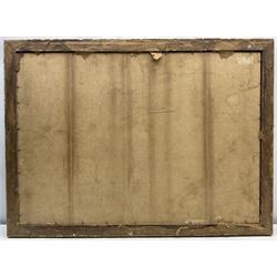 Stephen Frank Wasley (British 1848-1934): Herding Cattle, watercolour heightened in white signed 74cm x 52cm