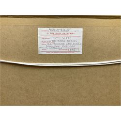 Chris Neaves (British 20th century): 'Cutty Sark', watercolour signed, exhibition label verso 30cm x 41cm