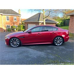 X2 GTS - JAGUAR XE SALOON - 2.0 R-Dynamic HSE 4dr, Automatic ONLY 800 miles

Year: 2019, June
Colour: Firenze Red
Mileage: 800 miles only
Fuel: Petrol
Reg: X2 GTS

As new, with cherished plate, instructions for sale from a local estate.
Buyers premium 10% plus VAT (12% inc.)