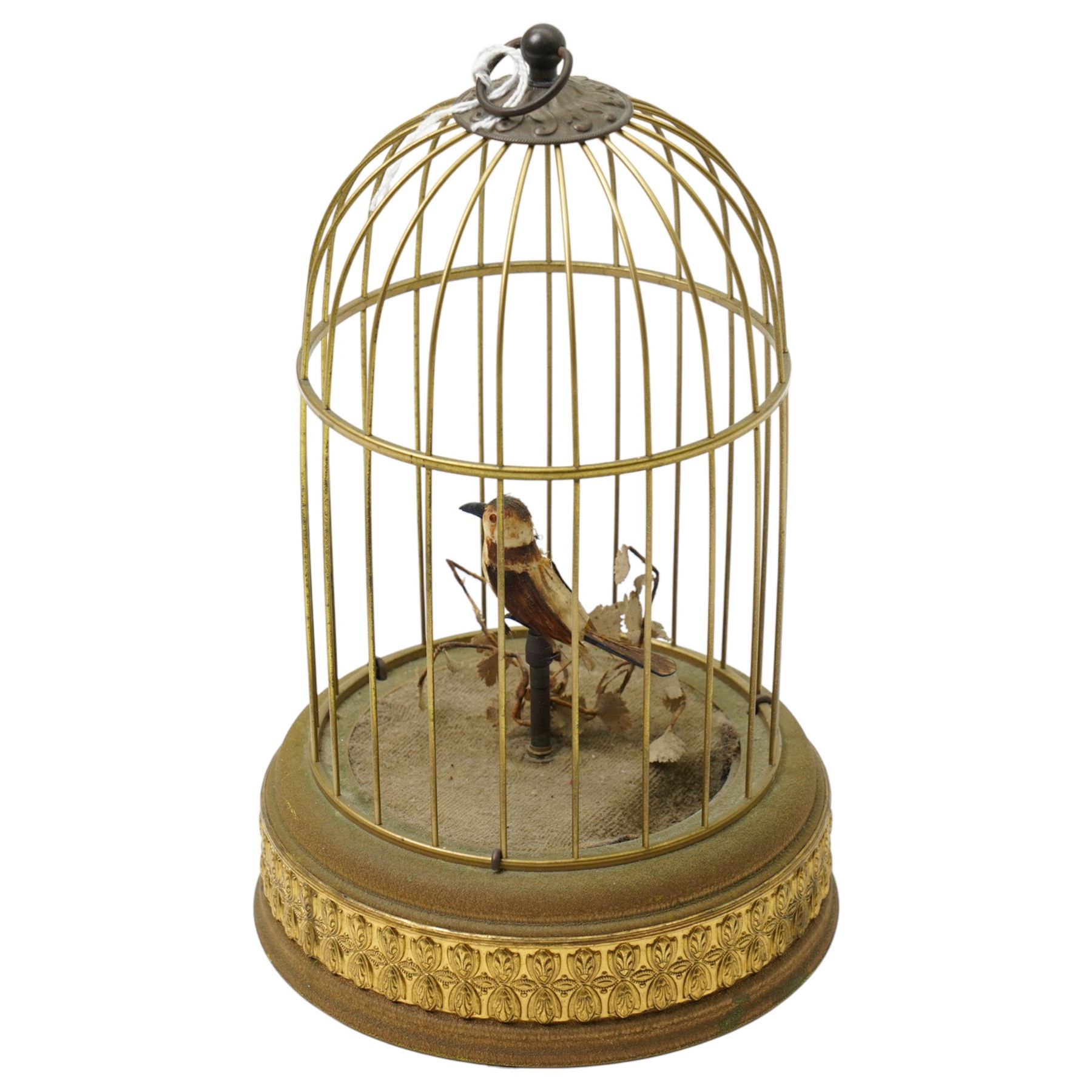 Reproduction automaton of a bird in a cage