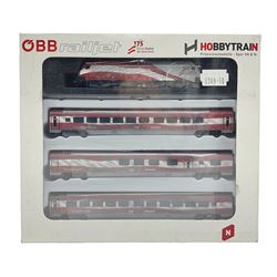 Hobbytrain 'N' gauge - OBB Railjet 175 Jahre Edition 4-tlg | Model