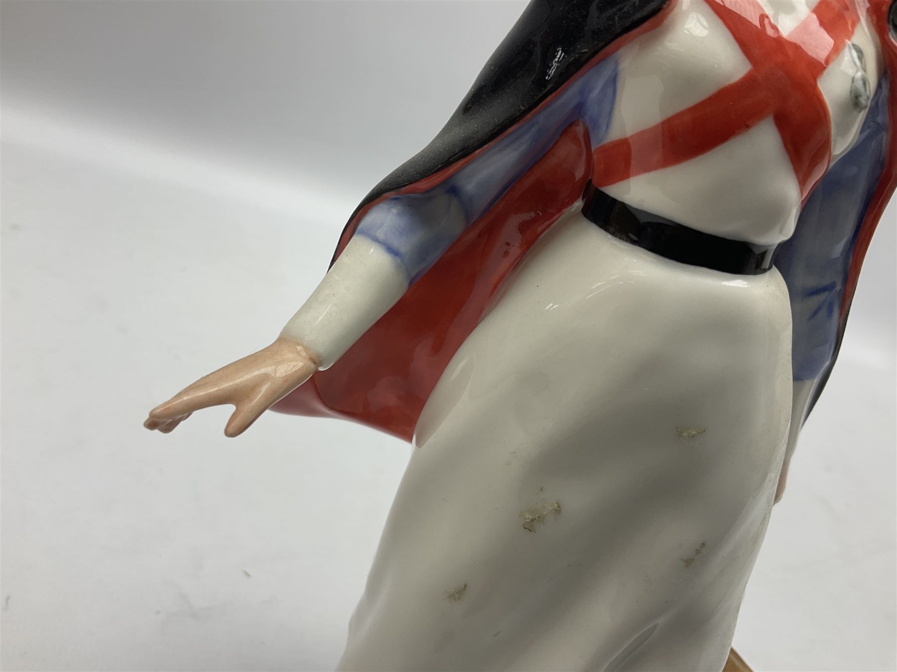 Royal Doulton figure, Nurse HN4287, modelled by Adrian Hughes, with printed mark beneath, H22cm