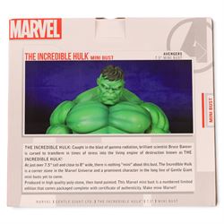 Three limited edition Gentle Giant The Hulk mini busts, comprising The Avengers Hulk, The Incredible Hulk and Red Hulk, all boxed