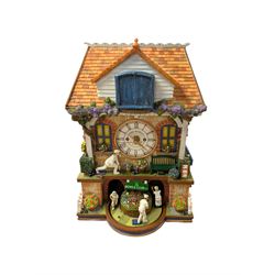 Bradford Exchange The Spirit of the Bowls cuckoo clock