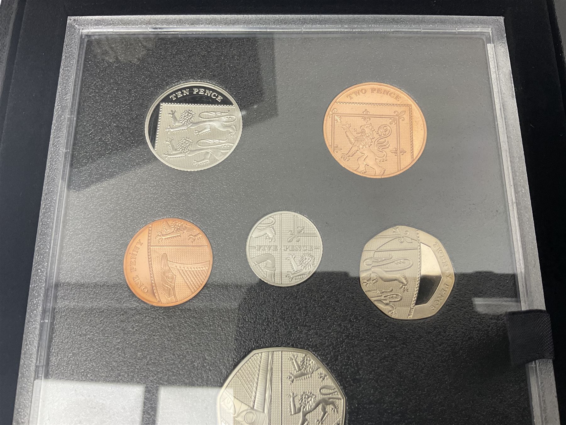 The Royal Mint United Kingdom 2018 proof coin set collector edition, cased with certificate