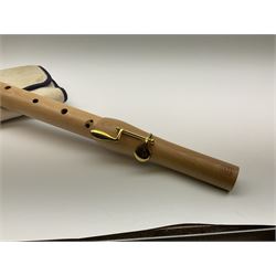 Moeck Flauto Leggero Barock Tenor 242L three-piece maple recorder, in carrying pouch