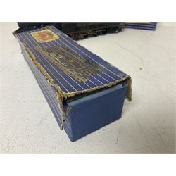 Hornby Dublo - 3-rail Class 8F 2-8-0 freight locomotive no.48158 with tender, Duchess Class 4-6-2 ‘Duchess of Montrose’ locomotive no.46232, Class 4MT Standard Tank 2-6-4 locomotive no.80054, all in original boxes; and Class N2 0-6-2 Tank locomotive no.69567, without box (4) 