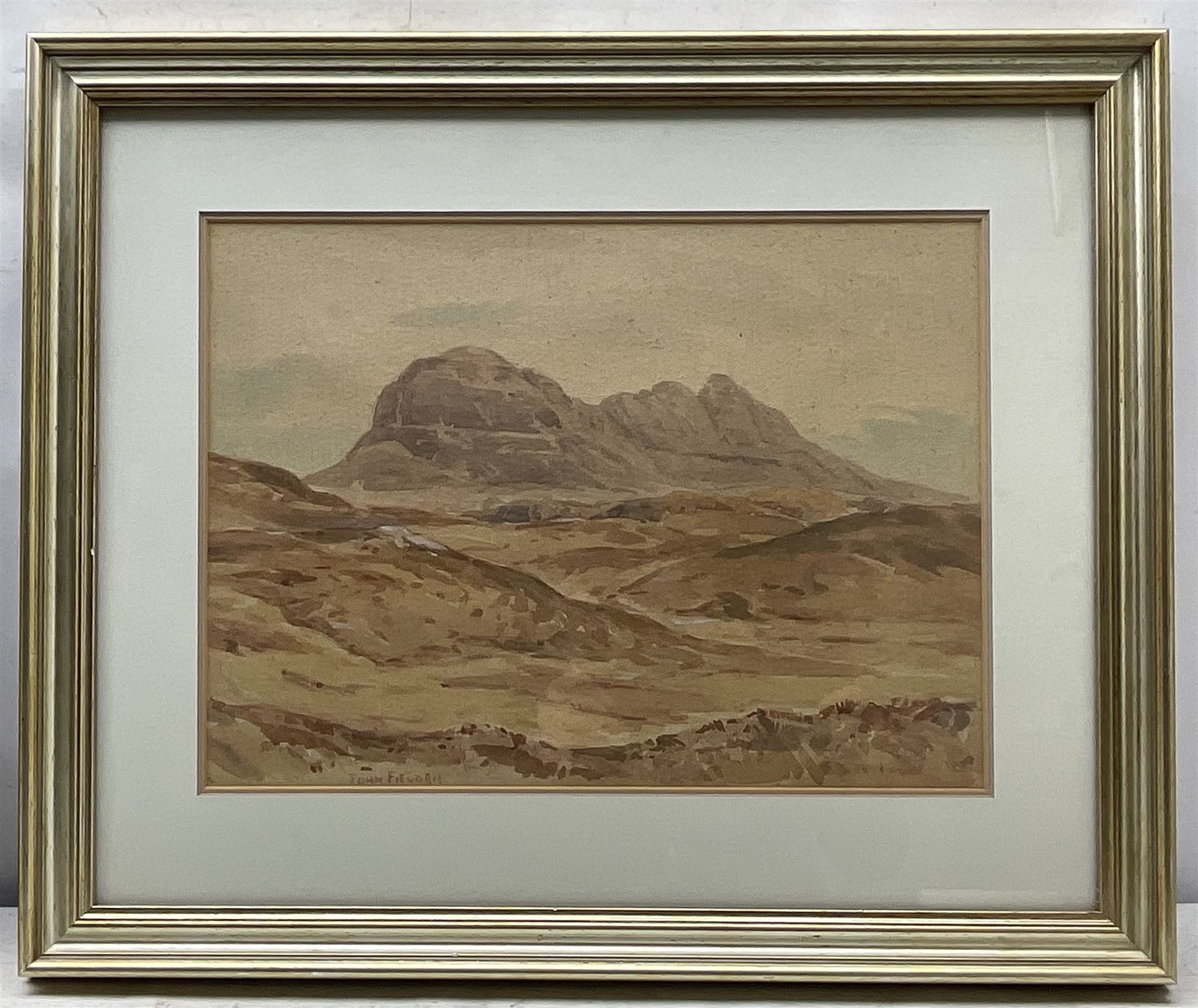 John Fielder (British 1960-): The Forest and the Hills, four watercolours signed max 36cm x 51cm (4)