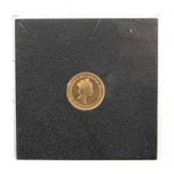 Queen Elizabeth II 1988 one tenth ounce fine gold Britannia ten pounds coin
