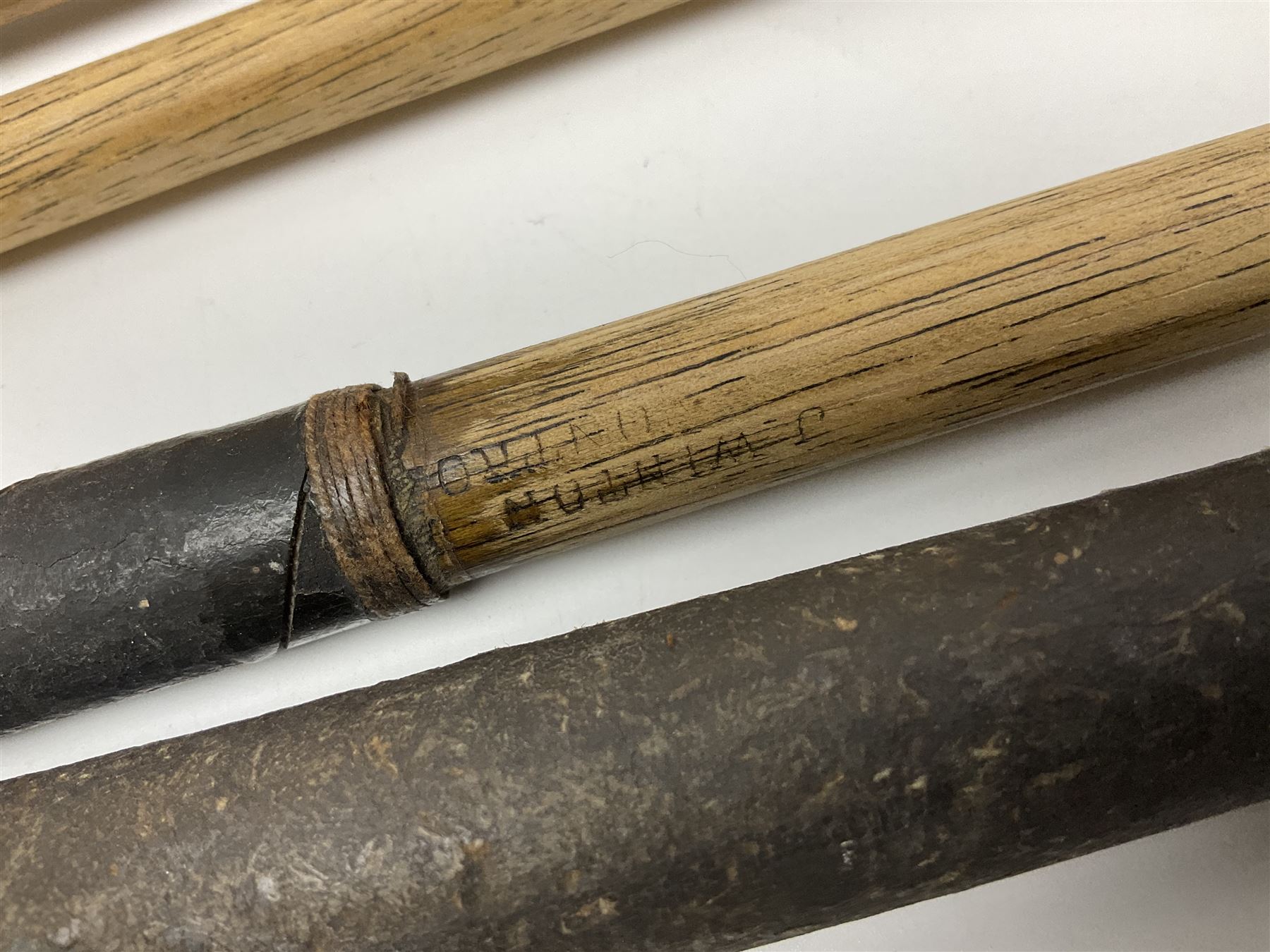 Collection of vintage wooden shaft golf clubs, including J & D Clark,  J Winton, etc (7)