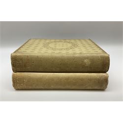 Webber Byron: James Orrock, R.I., Painter, Connoisseur, Collector, Chatto & Windus, London 1903, two volumes, 223+271pp, photographic and engraved plates, cream cloth binding gilded with stiff acanthus, large 4to