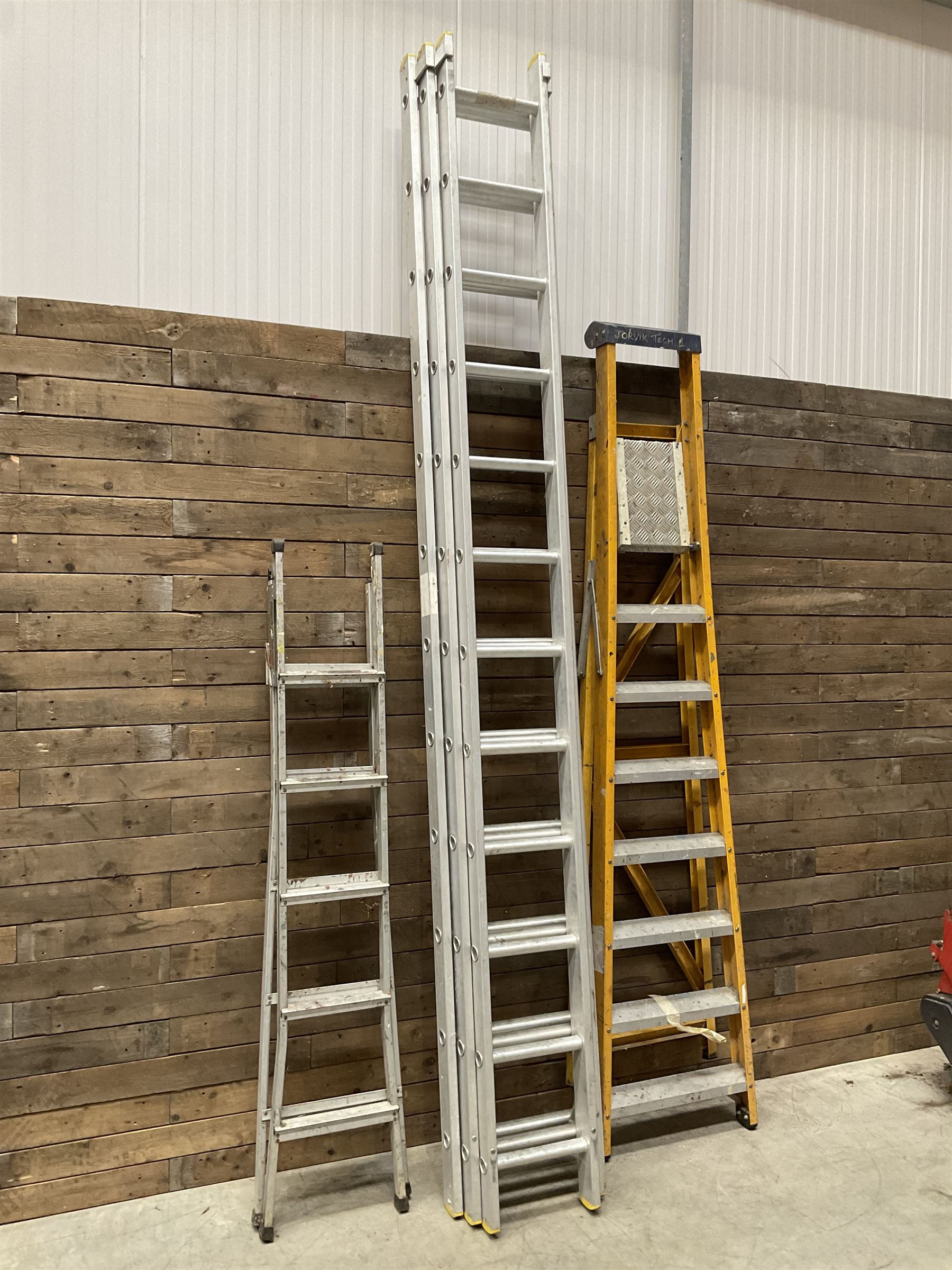 Three tier extending ladders and (extended-8 | Woodwork, Workshop ...