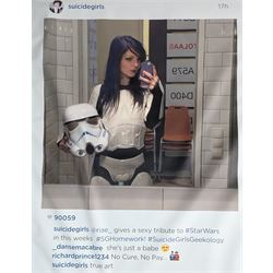 SuicideGirls (American 2001-): 'Star Wars' - ‘True Art’ Instagram Series 2015, giclée prin...